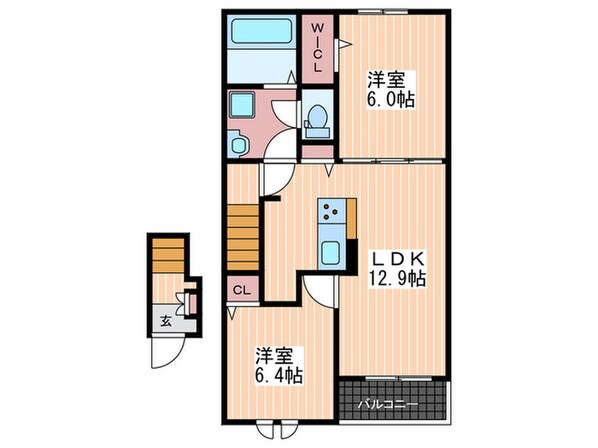 エテルノⅡの物件間取画像